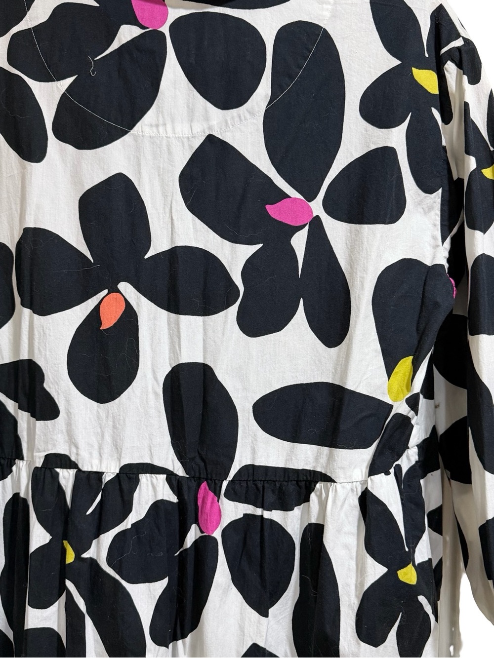 โจ Maeve The Bettina Tiered Shirt Dress Size Large Floral Midi Dress - Picture 11 of 14